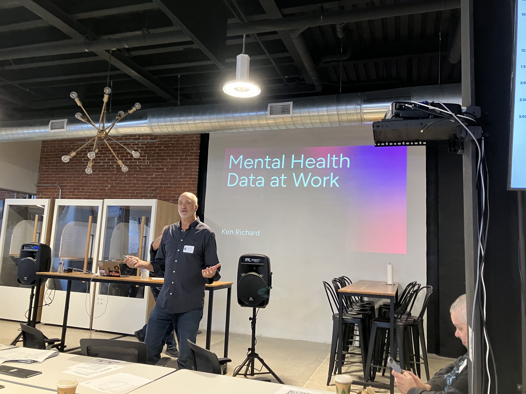 Ken Richard speaking at AI Day of Central PA