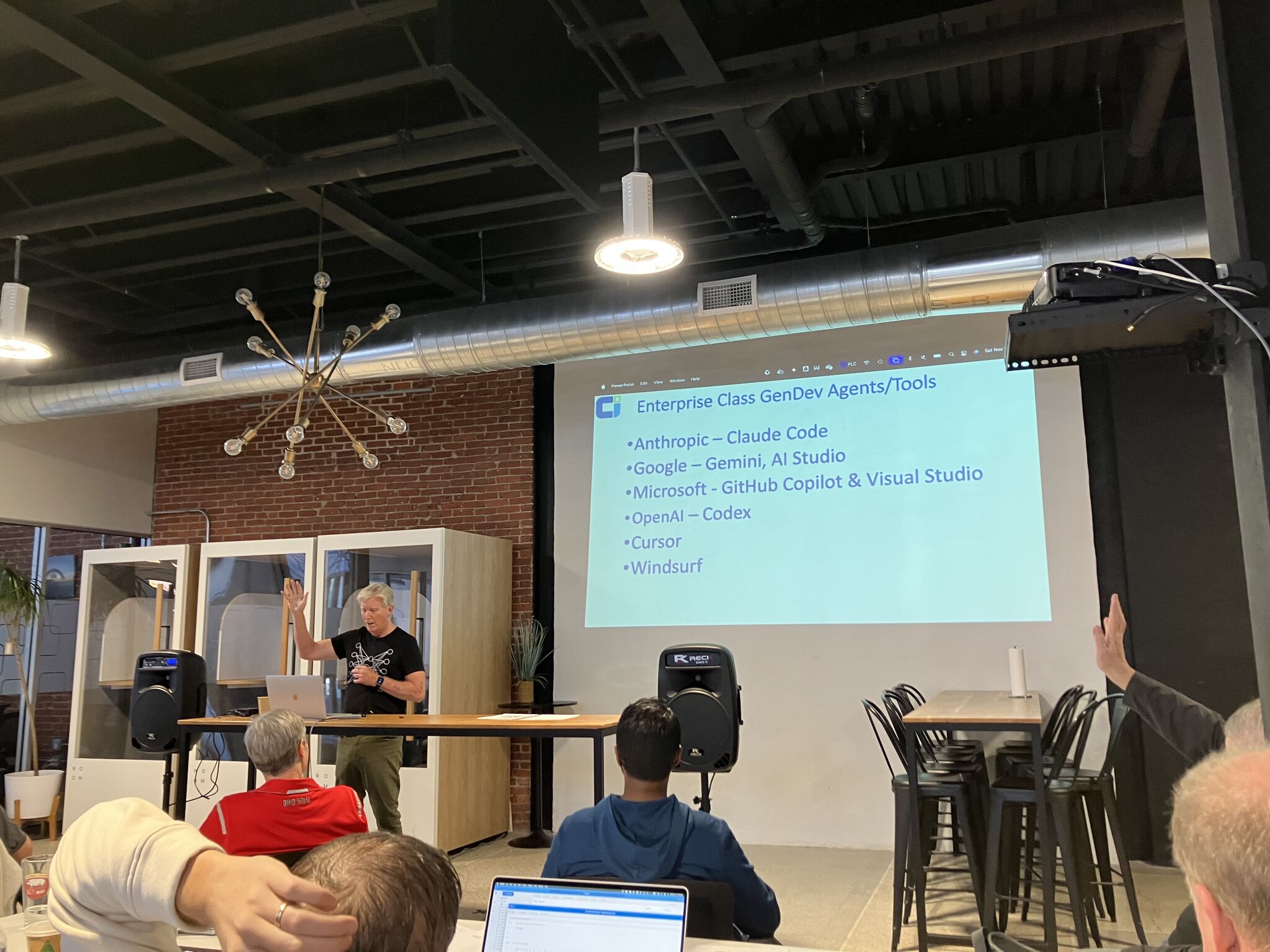 Chuck Russell speaking at AI Day of Central PA